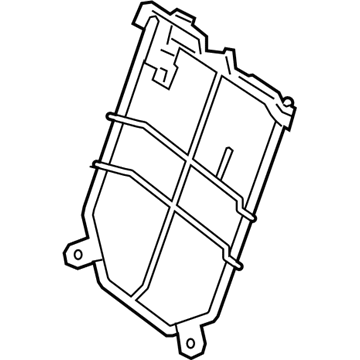 Nissan 88601-3SA0A Frame Assy-Back, Rear Seat RH