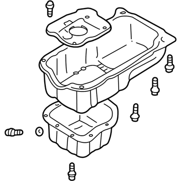 Hyundai 21520-38057 Pan Assembly-Engine Oil