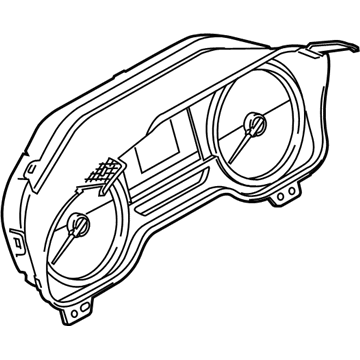 Ford JL3Z-10849-DBB Cluster Assembly