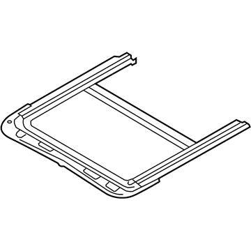 Nissan 91350-1V91A Rail Assy-Sunroof, RH