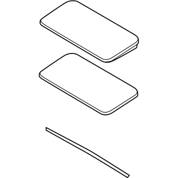 Nissan 91210-5ZA0A Lid Assy-Sunroof, Slide