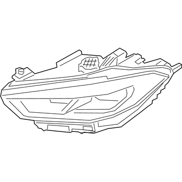 BMW 63-11-8-739-609 Headlight, Laser Light, Left