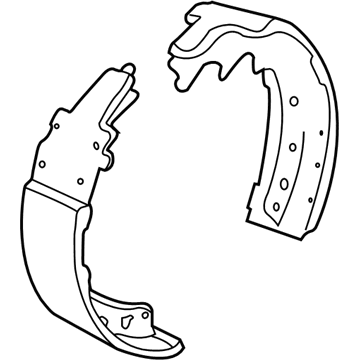 Mopar 4883833AA Shoe Kit-Drum