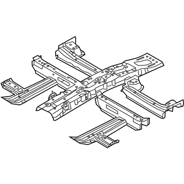 Hyundai 65130-C1001 Reinforcement Assembly-Center Floor