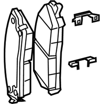 Mopar 5174001AC Front Disc Brake Pad Kit