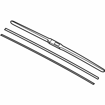 Hyundai 98360-D4000 Wiper Blade Assembly, Passeger