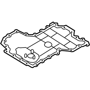 BMW 11-13-7-570-691 Engine Oil Pan Lower