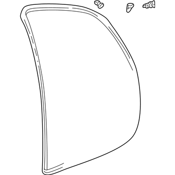 Toyota 67871-52040 Door Weatherstrip