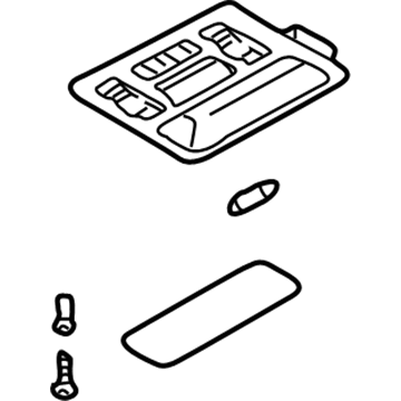 Hyundai 92820-2D001-ZR Overhead Console Lamp Assembly
