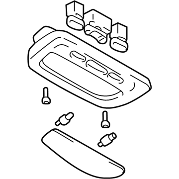 Hyundai 92800-25000-ZR Room Lamp Assembly