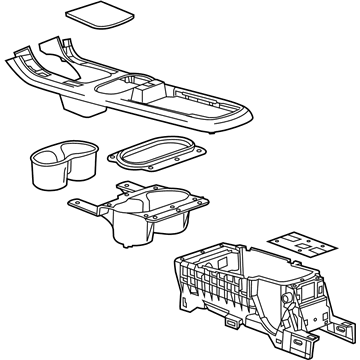 GM 22922333 Center Console