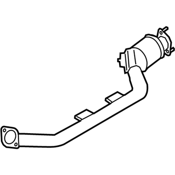 Kia 28605J5310 Front Muffler Assembly, Left