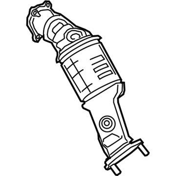 Kia 285303LVB0 Catalyst Case Assembly, Right