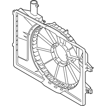 Kia 25350F2000 SHROUD-Radiator