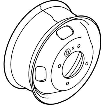 Ford BC3Z-1015-B Wheel, Spare