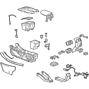 GM 26201687 Center Console