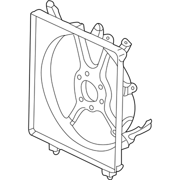 Honda 38615-PNF-E01 Shroud, Air Conditioner