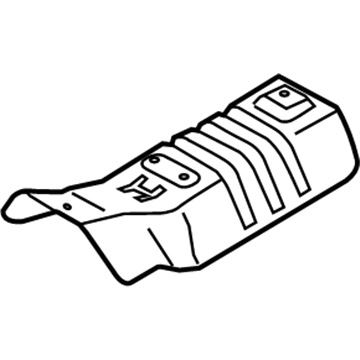 Hyundai 28791-3X500 Panel-Heat Protector, Front