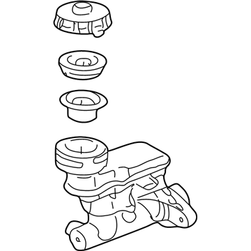 Honda 46100-S3Y-A03 Master Cylinder Assembly (20.64Mm)