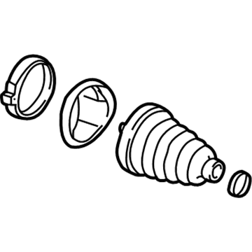 GM 22674176 Boot Kit, Rear Wheel Drive Shaft Tri-Pot Joint