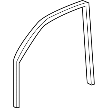 GM 15857605 Weatherstrip, Front Side Door