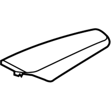 Acura 83504-TX4-A01ZA Armrest, Right Front Door Lining (Sandstorm)