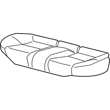 Acura 82131-TX6-A01ZA Cover, Rear Seat Cushion Trim (Premium Black)