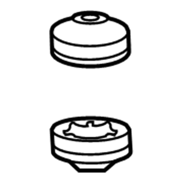 Honda 52725-TG5-C01 Rubber, Damper Mt