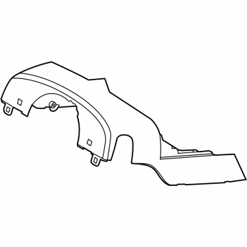 Ford LJ8Z-3530-AA SHROUD ASY - STEERING COLUMN