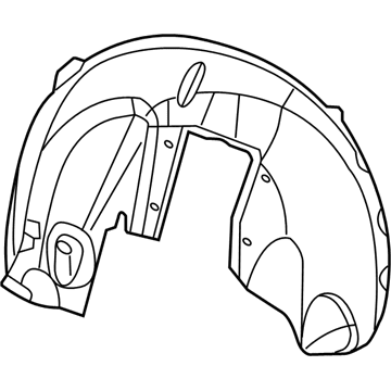 Mopar 5065221AD Shield-WHEELHOUSE