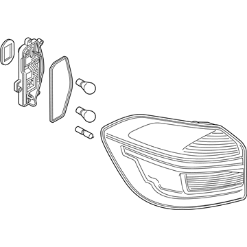 BMW 63-21-7-408-735 Rear Light In The Side Panel, Left