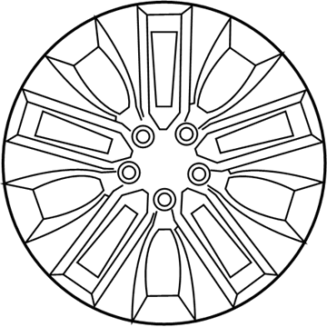 Toyota 4261A-0R050 Wheel, Alloy