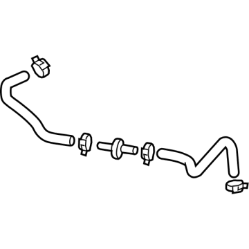 Hyundai 59130-B1100 Hose Assembly-Brake Booster Vacuum