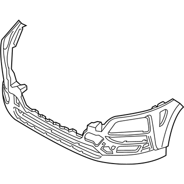 Hyundai 86510-J9000 Cover-Front Bumper, Lower