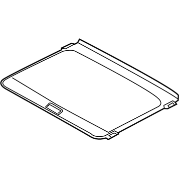 Hyundai 81666-3X000-TX Sunshade Assembly-Sunroof