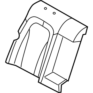 Kia 894604C510AVA Rear Seat Back Covering, Right