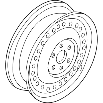Nissan 40300-1PA0A Disc Wheel Assembly