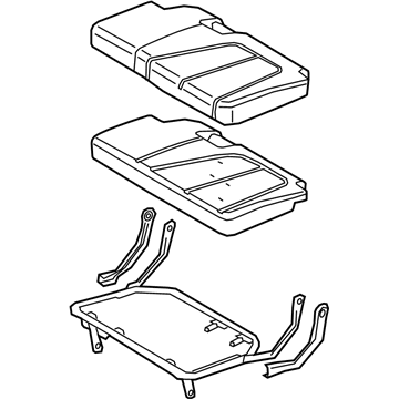 Hyundai 89A10-S8530-UBM Cushion Assembly-3RD Seat, LH