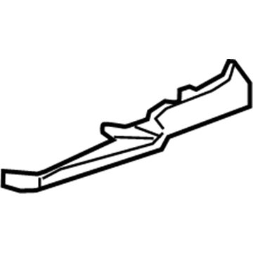 Infiniti 87375-4HA0A Finisher-Cushion, Front Seat LH Lower