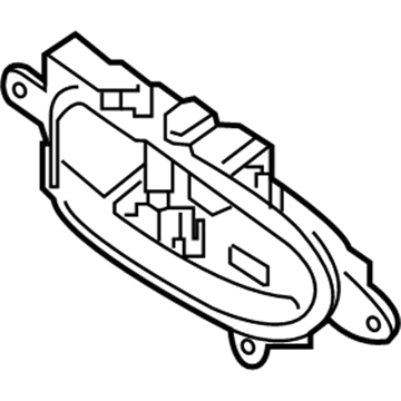 Nissan 80670-EZ40B Door Inside Handle Assembly Right