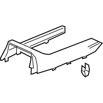 Honda 83430-TG7-A01ZA Garnish Assy., Console (Upper)*YR507L* (SHADOW BEIGE)