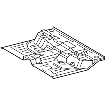 Toyota 58311-04072 Rear Floor Pan