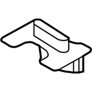 Hyundai 88566-D3000 Duct-Front Cushion, Lower