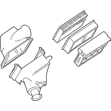 BMW 13-71-1-436-679 Intake Silencer