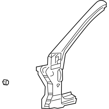 Lexus 61102-50090 Pillar, Front Body, Upper Outer LH