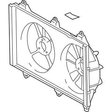 Toyota 16711-20120 Shroud Assembly