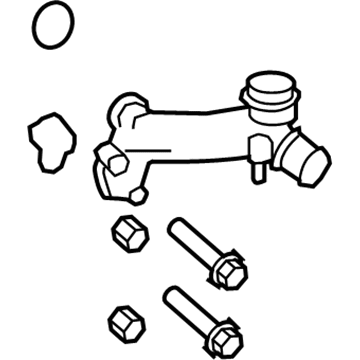 GM 92068252 Water Outlet Assembly