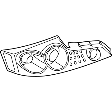 Infiniti 26559-AM810 Body Assy-Rear Combination Lamp, LH