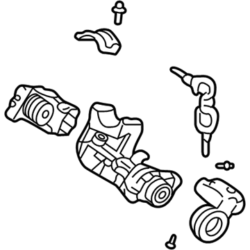 Acura 35100-S6M-A21 Lock Assembly, Steering