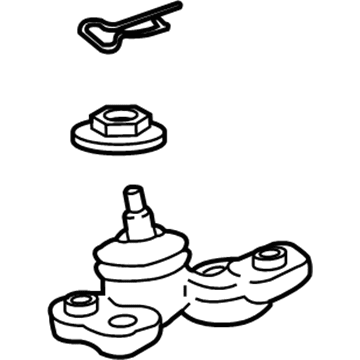 Lexus 43330-59145 Front Lower Ball Joint Assembly, Right